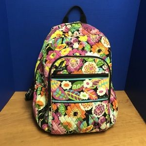 Vera Bradley Va Va Bloom Campus Bookbag NWOT
